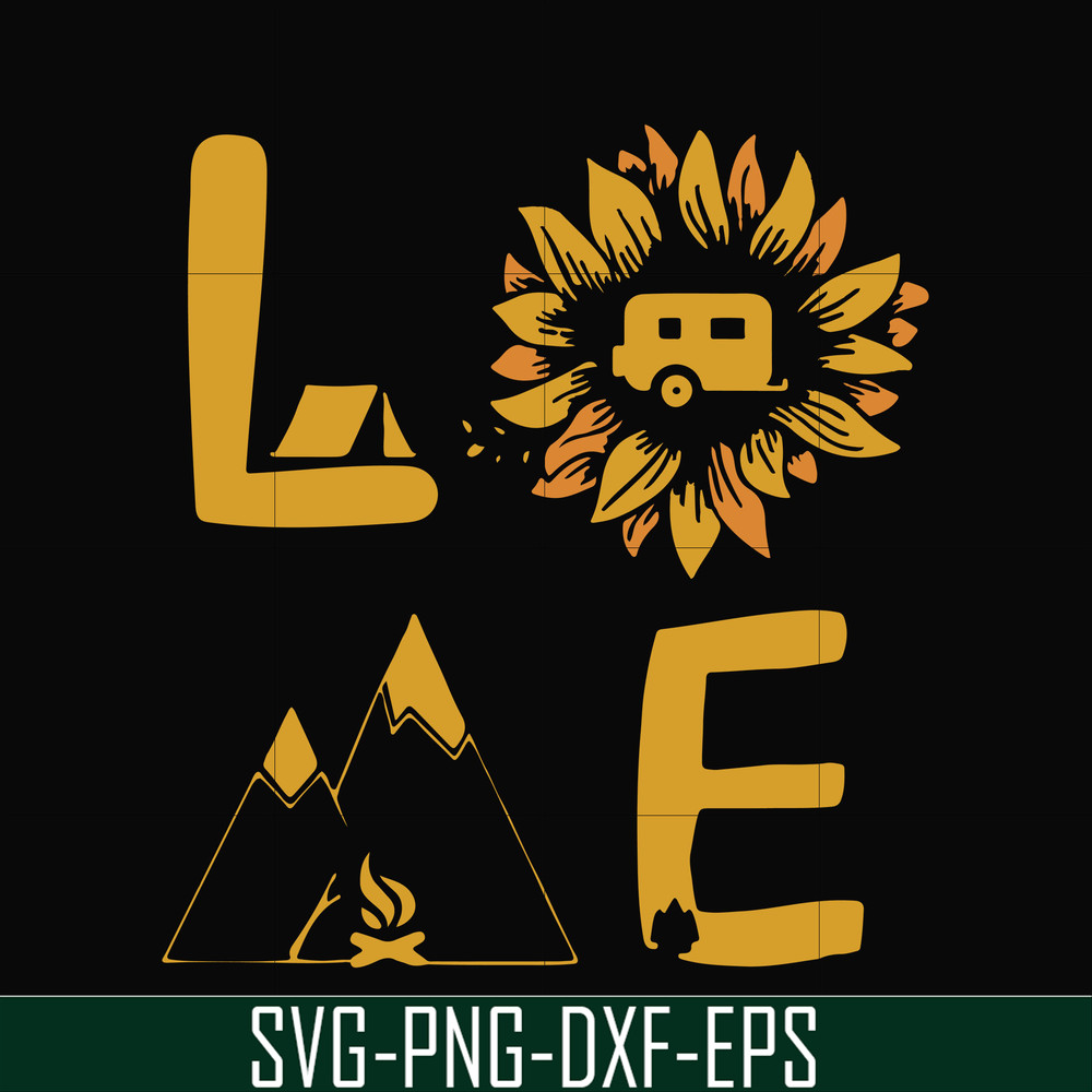 CMP010-LOVE camping svg, png, dxf, eps digital file CMP010.jpg