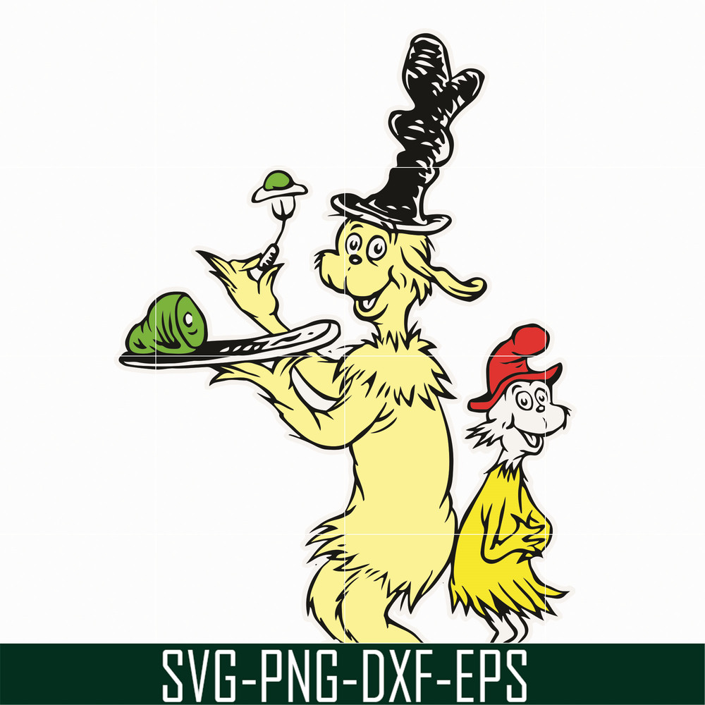 DR05012120-Green Eggs and Ham svg, The Ham in the hat svg, Ham svg, dr svg, png, dxf, eps file DR05012120.jpg