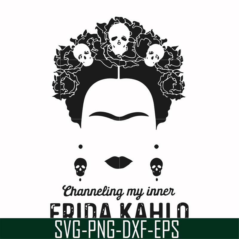 FN000354-Frida Kahlo svg, png, dxf, eps file FN000354.jpg