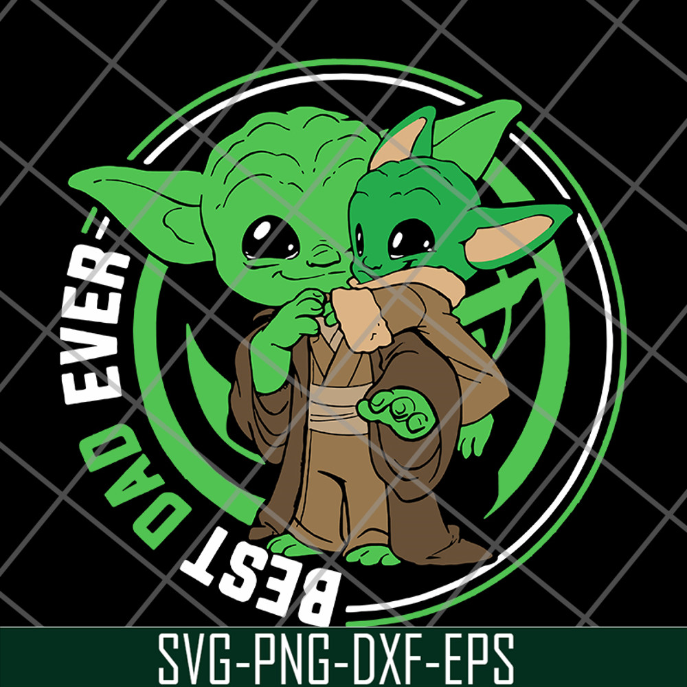 FTD29052143-Yoda and baby yoda best dad ever svg, png, dxf, eps digital file FTD29052143.jpg
