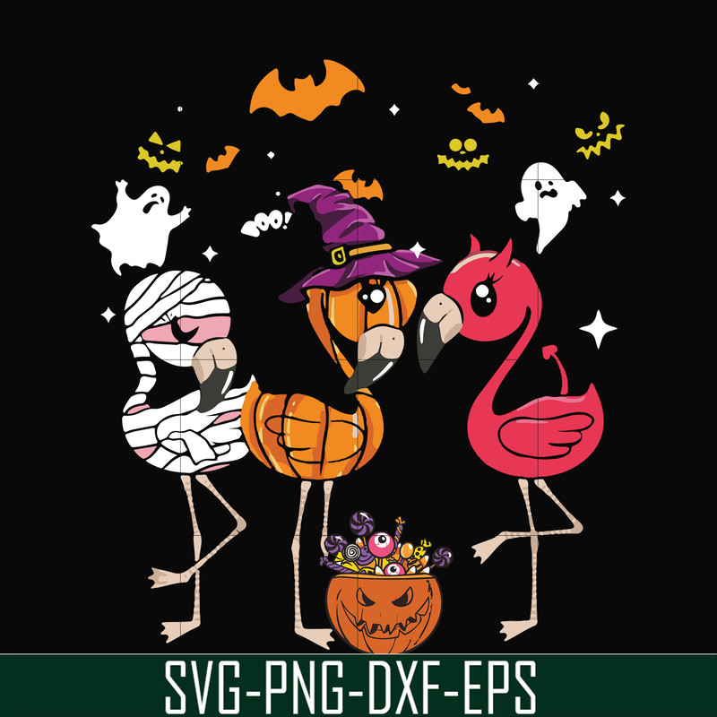 HLW21072013-Flamingo halloween svg, png, dxf, eps digital file HLW2107213.jpg