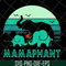 MTD22042112-Mamaphant svg, Mother's day svg, eps, png, dxf digital file MTD22042112.jpg