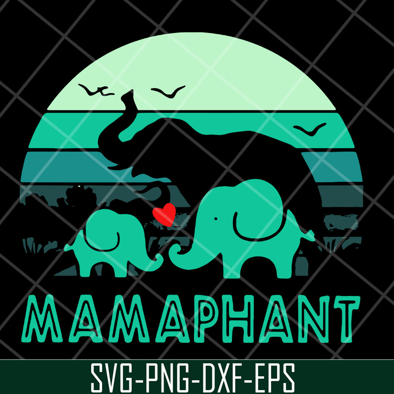 MTD22042112-Mamaphant svg, Mother's day svg, eps, png, dxf digital file MTD22042112.jpg