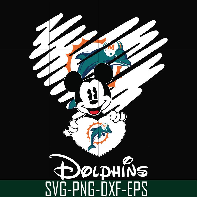 NNFL0040-Dolphins heart svg, png, dxf, eps digital file NNFL0040.jpg