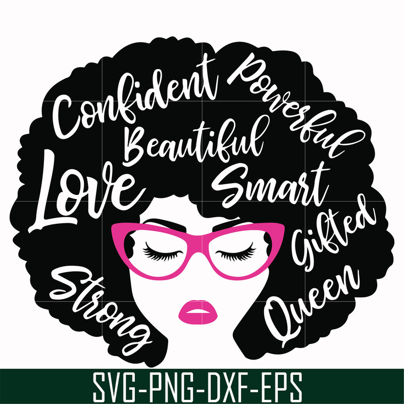 OTH0004-Unbothered Black Girl Svg, Afro Woman Svg, African American Woman svg, png, dxf, eps file OTH0004.jpg