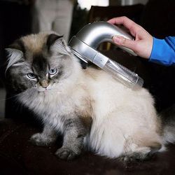 pet owners' dream - ultimate portable pet hair vacuum, easy to clean & maintain for fur-free homes