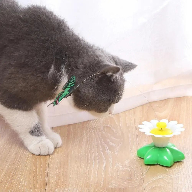 Automatic Rotating Pet Toy for Cats