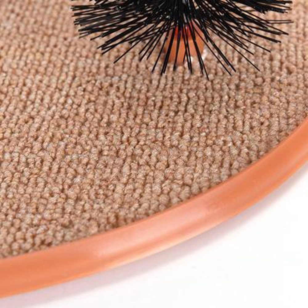 Interactive Cat Massage Grooming Arch Toy With Scratching Pad 5
