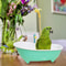 Pet Bird Bath Paddling Pool Automatic Parrot Shower Bathtub With Cage Feeder Accessories Summer To 0