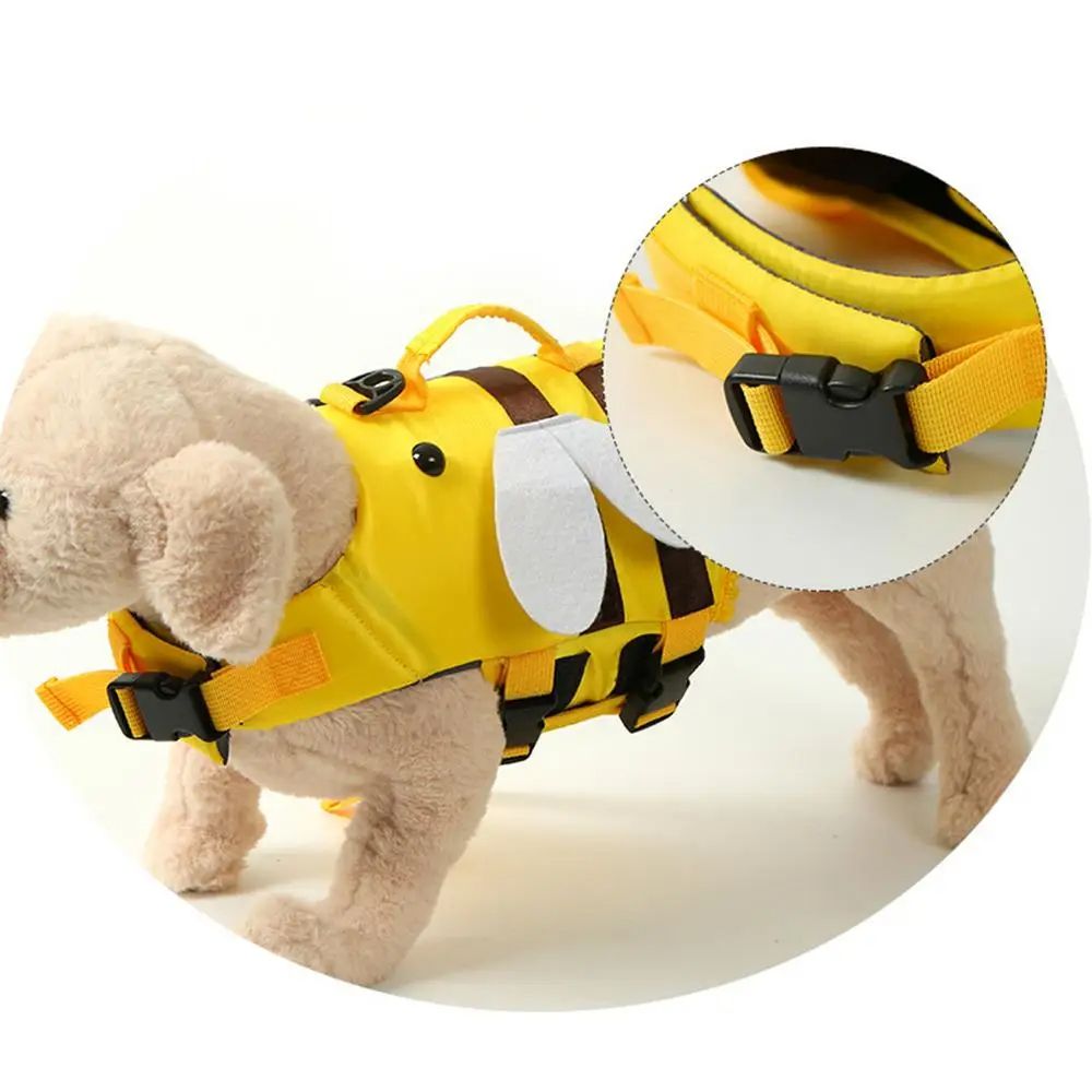 Adjustable Dog Life Vest With Handle Ripstop Waterproof Dog Swimsuit For Safe Boating Swimming 6