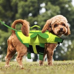 adjustable dog life vest with handle ripstop waterproof dog swimsuit for safe boating & swimming
