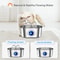 Cat Water Stainless Steel Fountain With LED Light Silent Pump Automatic Pet Drinking Dispenser For 1