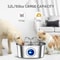Cat Water Stainless Steel Fountain With LED Light Silent Pump Automatic Pet Drinking Dispenser For 4