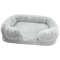 Dog Plush Pet Bed With Winter Thickened Pad And Removable Sleeping Sofa Pad 13