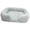 Dog Plush Pet Bed With Winter Thickened Pad And Removable Sleeping Sofa Pad 13