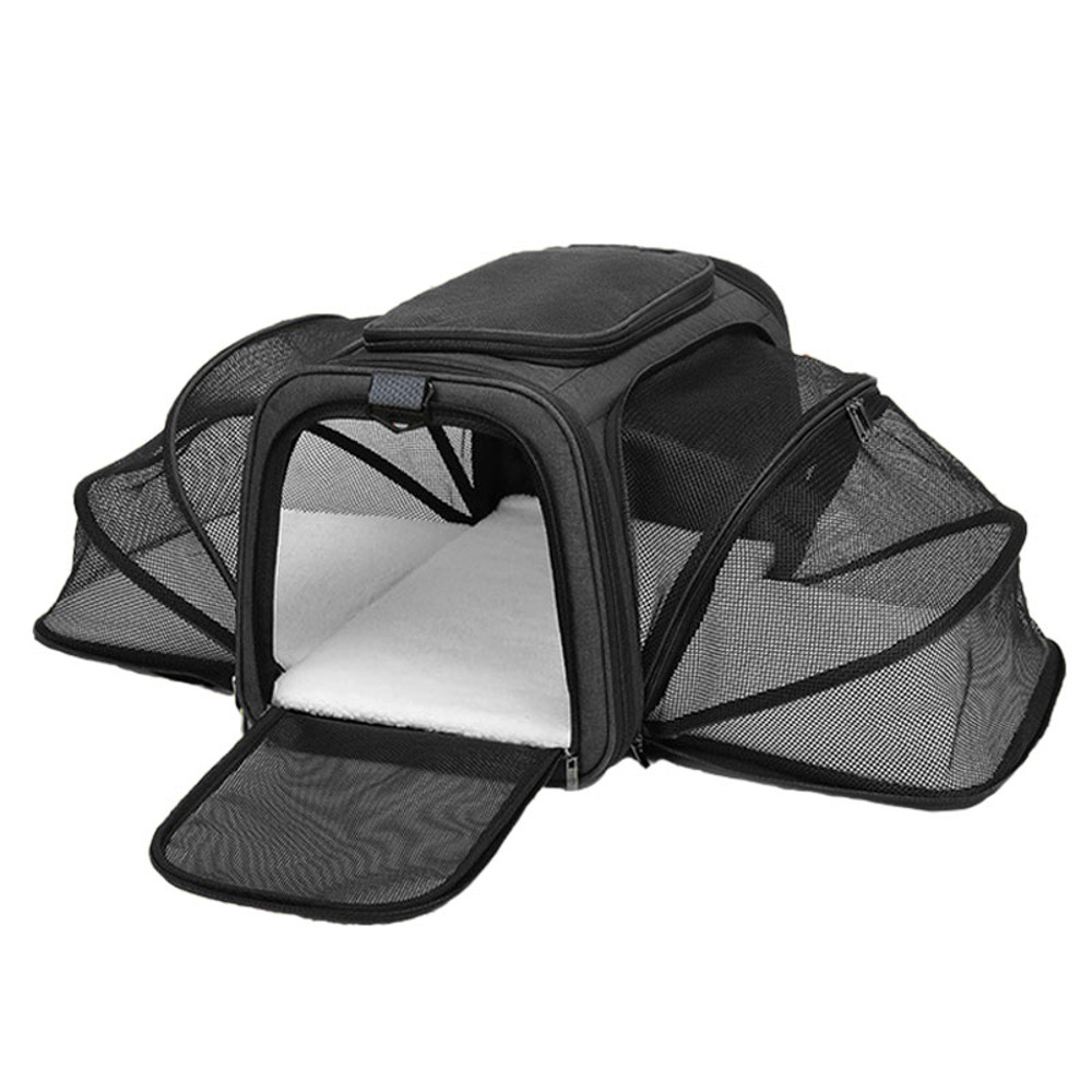 Portable Pet Carriers Backpack Breathable Foldable Cat  Dog Carrier Bag For Outgoing Travel 4