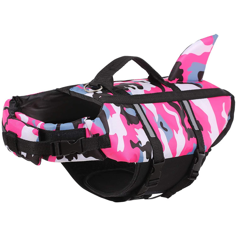 Dog Life Jacket Vest For Swimming Safety Adjustable Swimwear For Pets 5