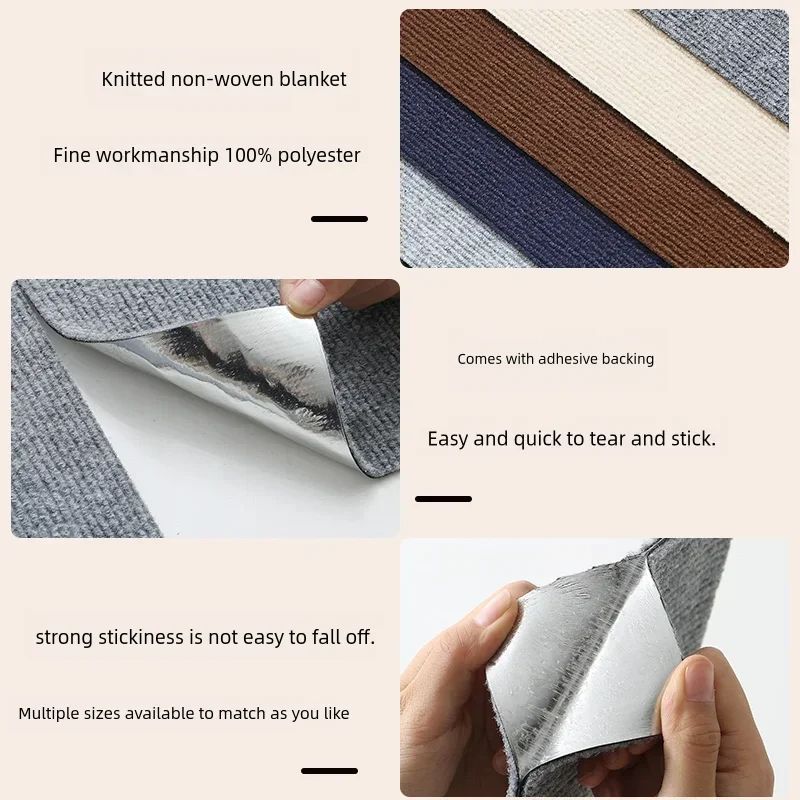 Cats Scratch Board Wall Protector Anti Cat Scratch Sofa Pad With SelfAdhesive Carpet DIY Claw Guard 4