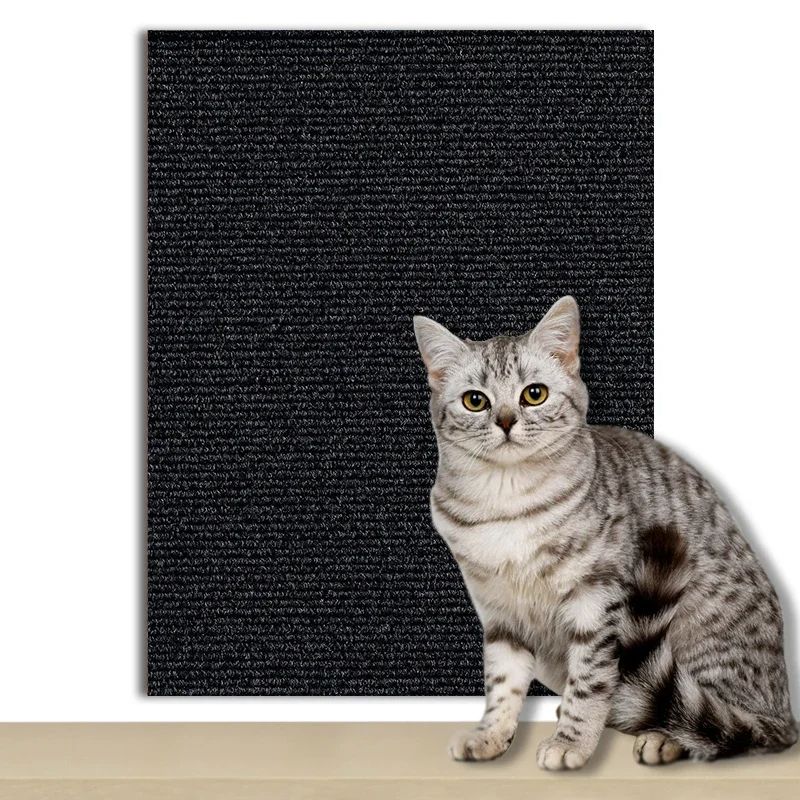 Cats Scratch Board Wall Protector Anti Cat Scratch Sofa Pad With SelfAdhesive Carpet DIY Claw Guard 6