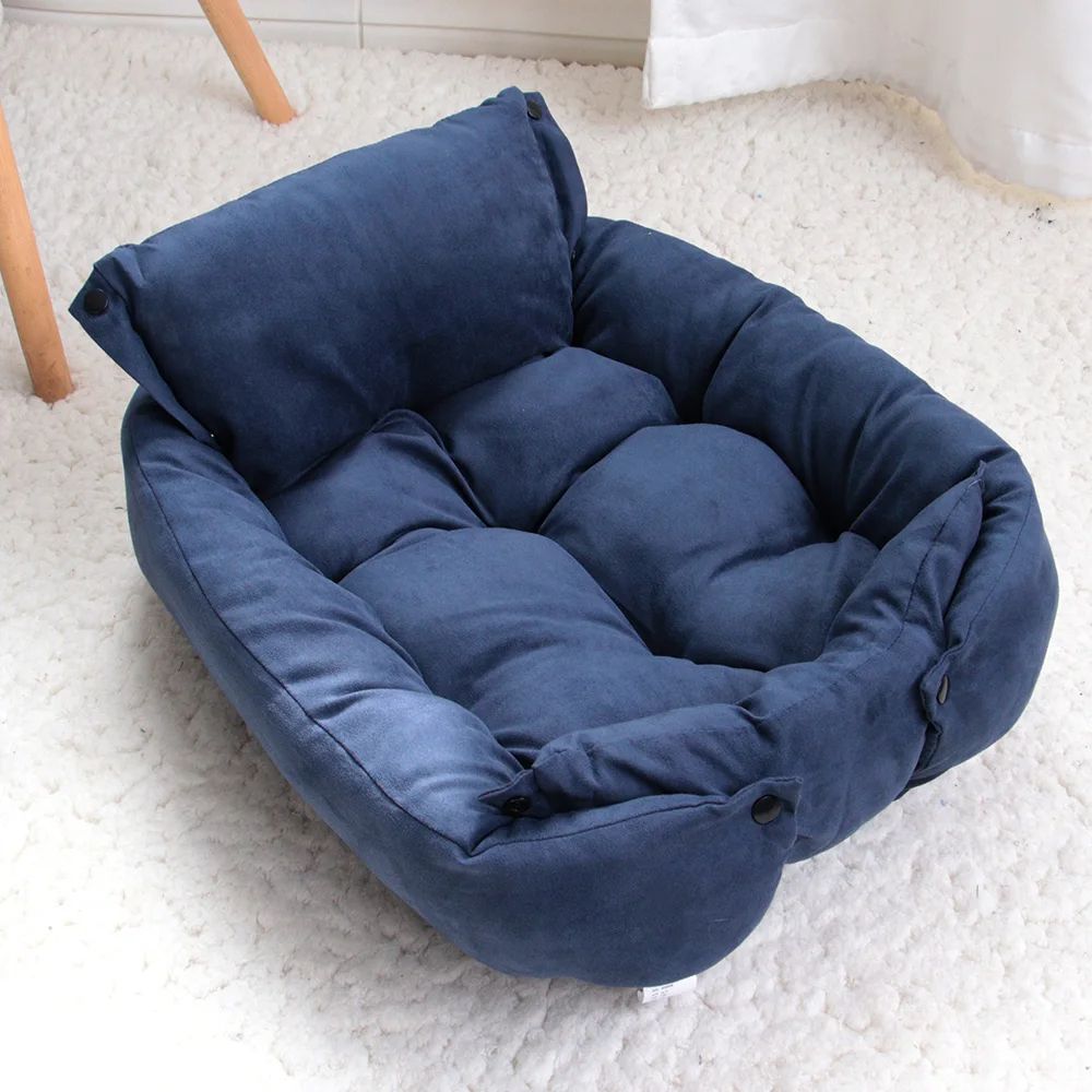 Multifunction Dog Bed Mat 3in1 Sofa Nest Cushion For Cats Dogs 6