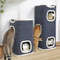 3Tier Cat Bed  Pet House Covered Cave With Soft Mat  Fluffy Ball 0