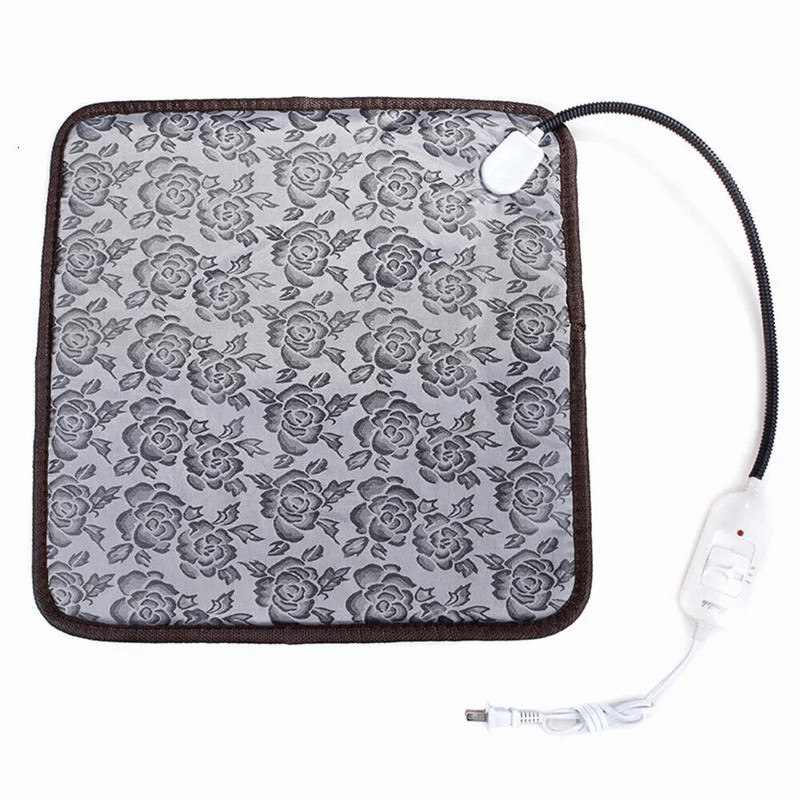 Pet Heating Pad Adjustable AntiBite Steel Cord Waterproof Cat Dog House Mat Heated Bed For Indoor U 6