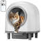 SelfCleaning Automatic Cat Litter Box Toilet For Cats Smart Cat Travel Toilet With App Control  Tra 0