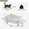 Elevated Pet Bed Solid Wood Leg Dog Cat Sofa For Indoor Comfort L Shape Plush Couch Lounge With So 6