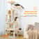 Indoor Cat Tower Large Cat Tree With Sisal Scratching Posts Spacious Hammock Padded Perches And Mul 2