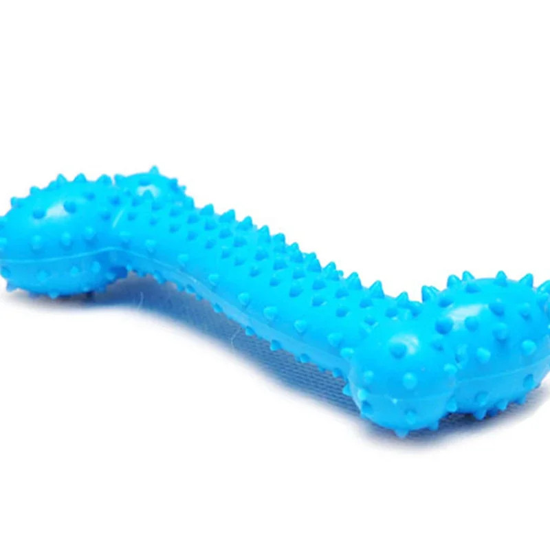 Indestructible Dog Toy for Small Dogs, Teeth Cleaning Chew Toy for Puppie, Durable Rubber Training Teething Pet Supplies