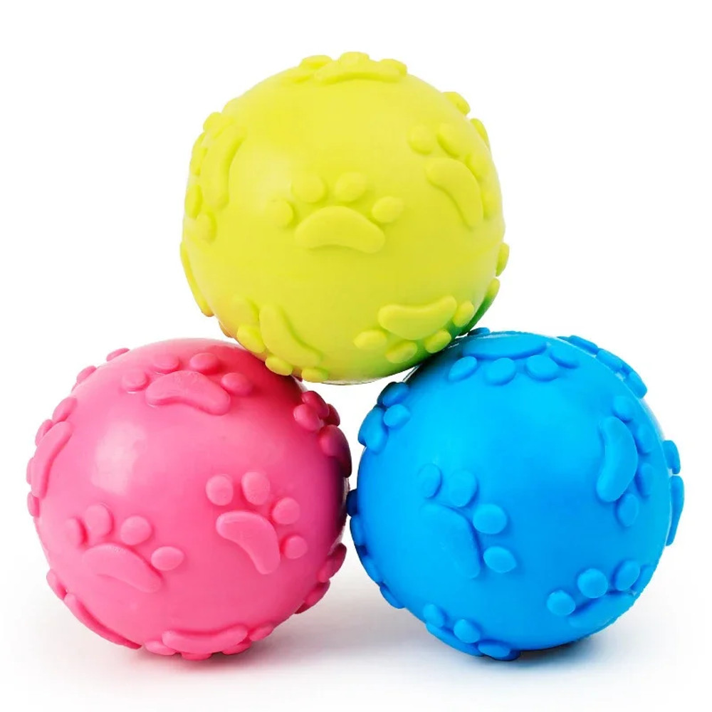 Indestructible Dog Toy for Small Dogs, Teeth Cleaning Chew Toy for Puppie, Durable Rubber Training Teething Pet Supplies