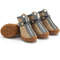 Dog Shoes with Non-Slip Soles, Thick Plush Paw Protection, Warm Breathable Pet Booties for All-Season Comfort