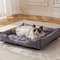 Premium Dog Bed for Large Dogs, Orthopedic Pet Supplies, Soft Cushion Beds for Puppies, Cats, Medium to Big Bedding