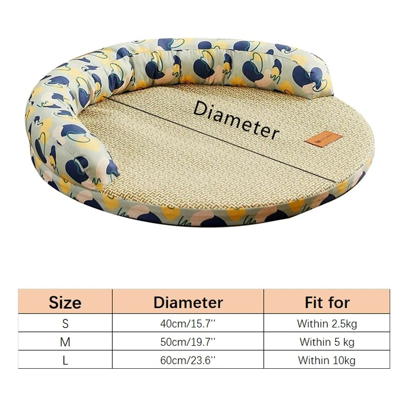 Dog Mat Cooling Bed Bedding For Dogs Big Cushion Beds Cats Fluffy Pet Supplies Accessories Puppy So 4