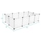 Portable Pet Playpen Large Plastic Yard Fence Puppy Kennel Crate Rabbit Guinea Pig Cage Small Anima 5