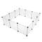 Portable Pet Playpen Large Plastic Yard Fence Puppy Kennel Crate Rabbit Guinea Pig Cage Small Anima 3