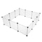 Portable Pet Playpen Large Plastic Yard Fence Puppy Kennel Crate Rabbit Guinea Pig Cage Small Anima 3