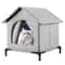 Waterproof Outdoor Cat House Feral Cat Shelter With Cold Resistance 0
