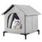 Waterproof Outdoor Cat House Feral Cat Shelter With Cold Resistance 0