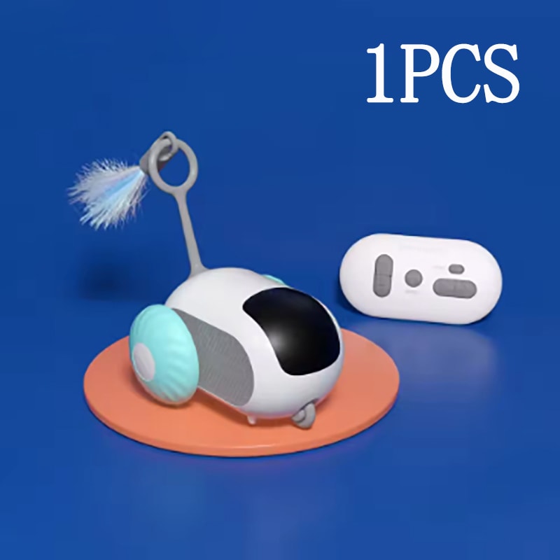 Electric Cat Toy Remote Interactive Intelligent Sports Car For Cats Indoor Self Entertainment Toy A 7