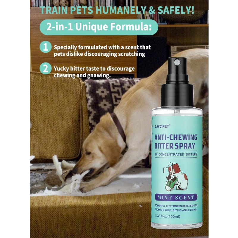 Bitter No Chew Spray Furniture Surface Protector For Dogs Stop Chewing Biting Training Repellent An 1