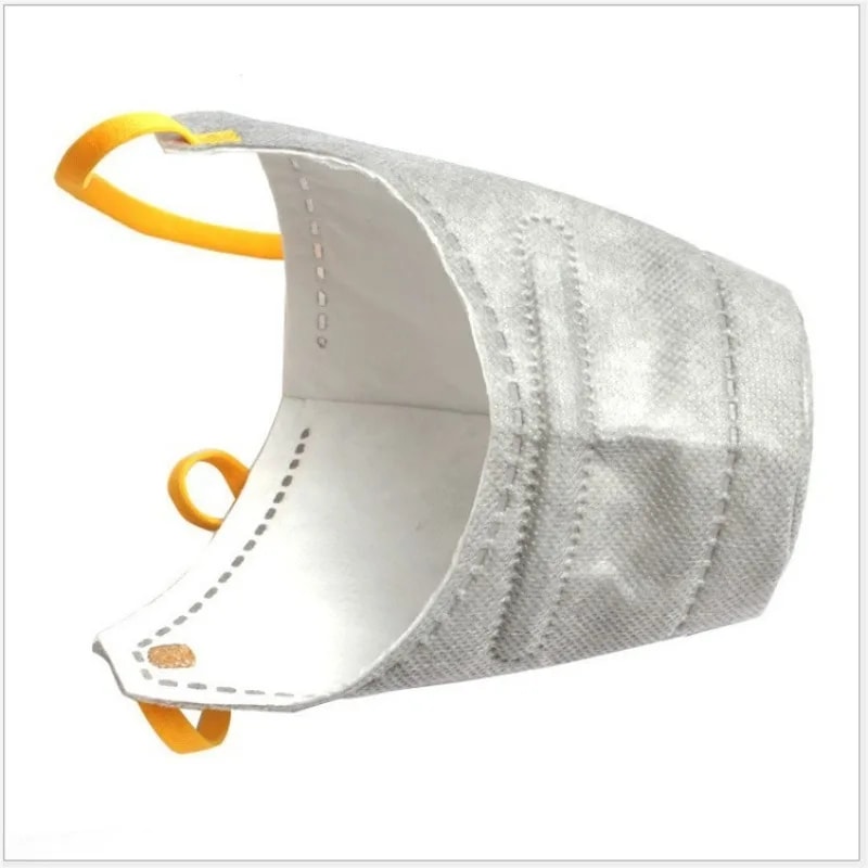 Antifog Haze Pet Dog Mask Outdoor Gray 4 Layers Mouth Cover Mask Anti Dust Gas Pollution Filter Dog