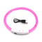 USB Rechargeable Fiber Optic Collar Pet Dog LED Light Collar Luminous Anti Lost Dog Necklace Collar 8