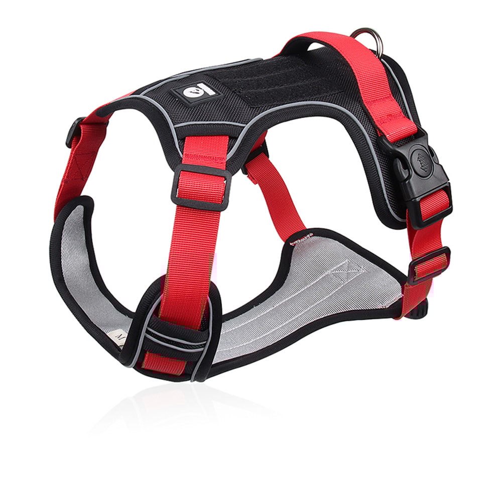 Reflective Adjustable Dog Harness For Walk Durable Oxford Training Vest Dog Labrador Army Cloth Com 7