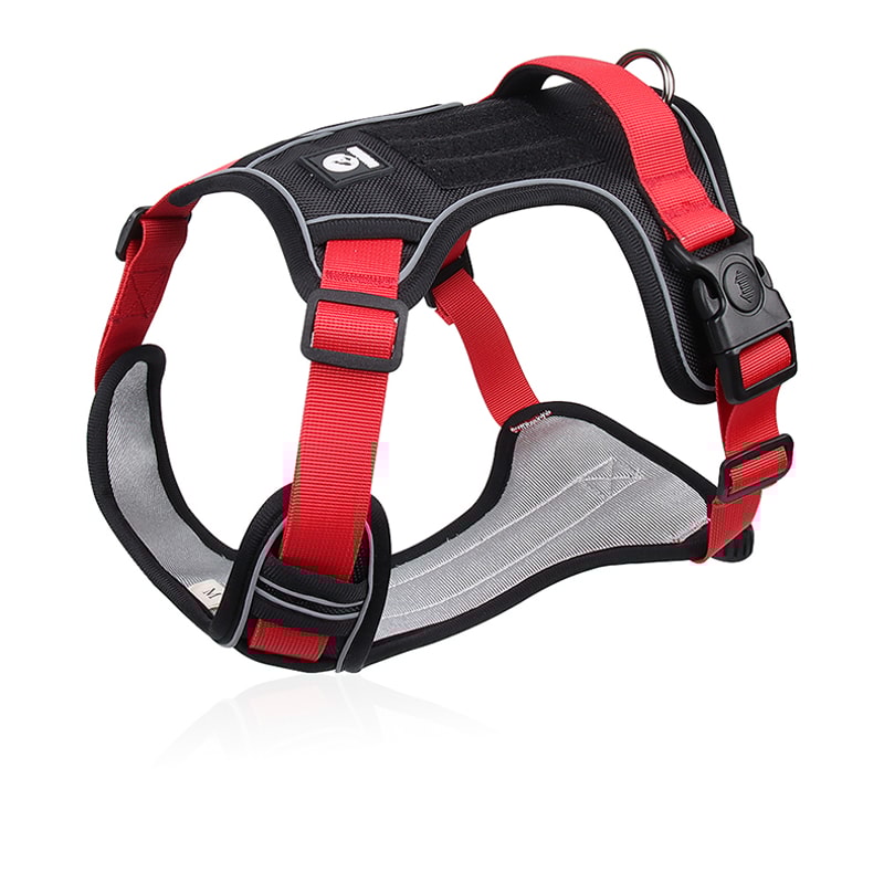 Reflective Adjustable Dog Harness For Walk Durable Oxford Training Vest Dog Labrador Army Cloth Com 7