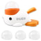 Interactive Duck Shaped Dog Slow Feeder Washable Food Outlet Size Automatic Dog Feeder Toy For Pets 6