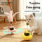 Suction Cup Cat Teaser Feather Toy For Self Play Boredom Relief Tumbler Base Wand For Lazy Owner In