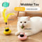 Suction Cup Cat Teaser Feather Toy For Self Play Boredom Relief Tumbler Base Wand For Lazy Owner In