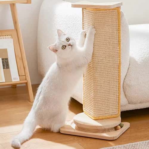 Natural Sisal Cat Scratcher, Horizontal Cat Floor Mat, Cat Scratch Mats Rug, Scratching Pad Protect Couch Carpets