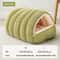 Winter Warm Enclosed House Cat Bed Thermal Plush Cat Bed With Removable Washable Cover For Cats And 5
